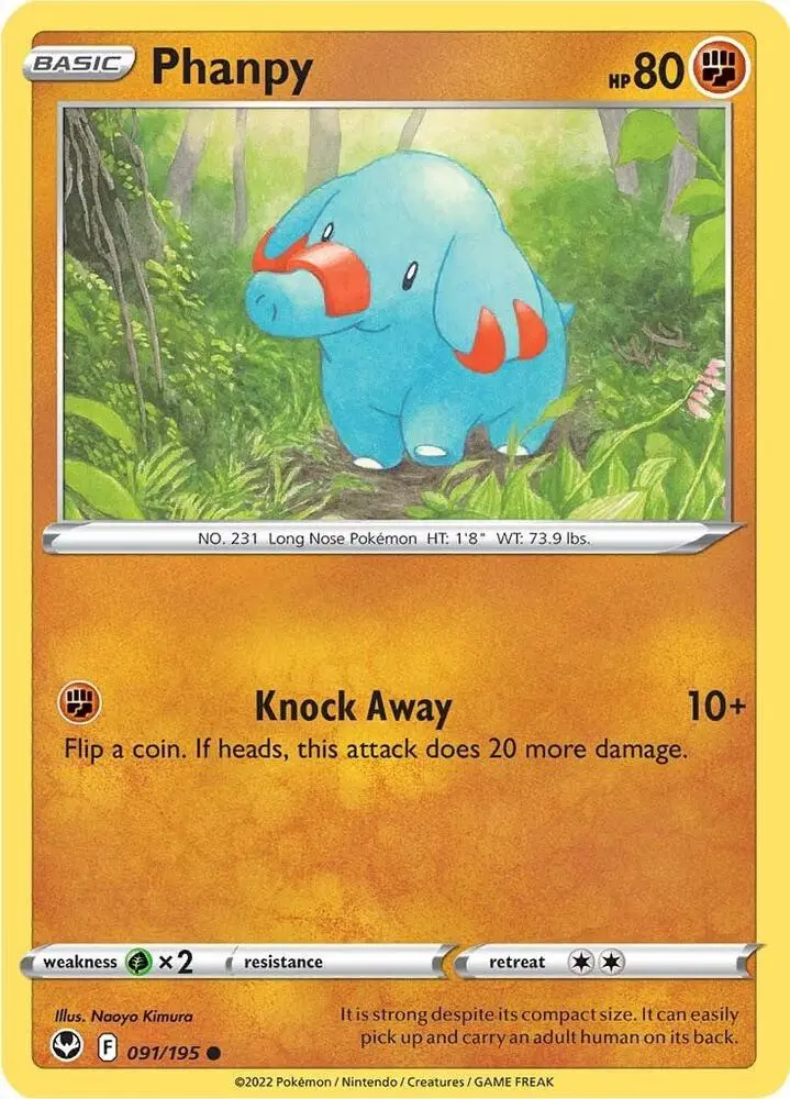 Phanpy, Silver Tempest 091/195