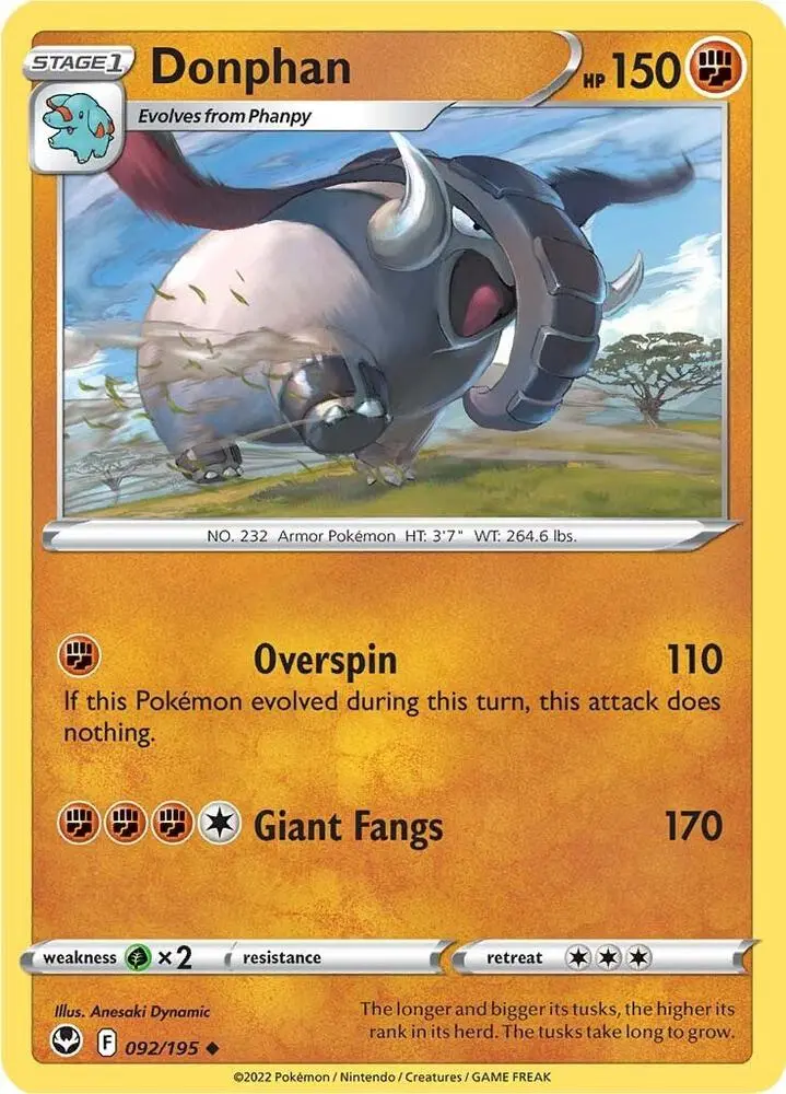 Donphan, Silver Tempest 092/195