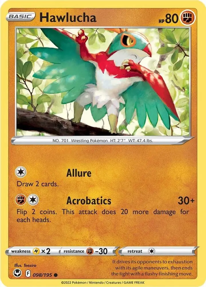 Hawlucha, Silver Tempest 098/195