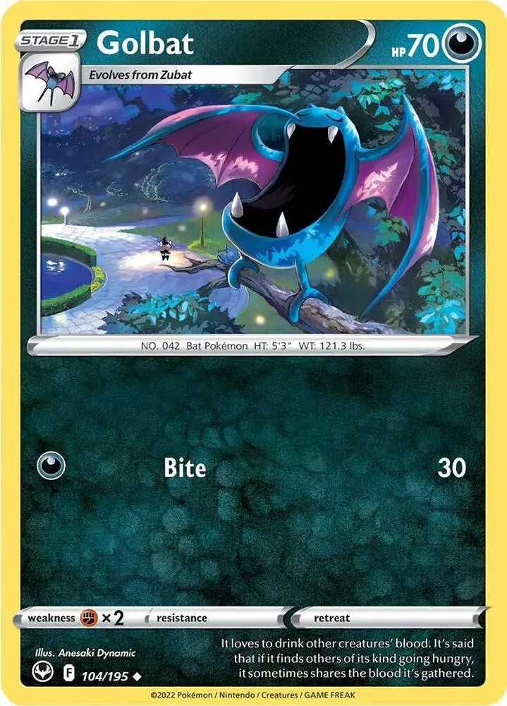 Golbat, Silver Tempest 104/195