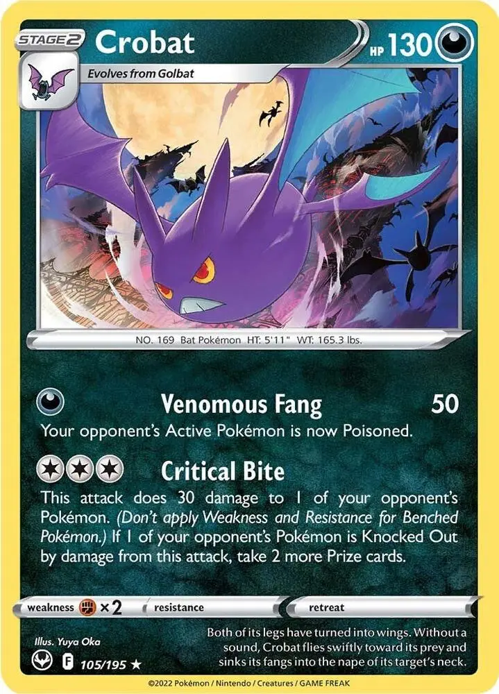 Crobat, Silver Tempest 105/195