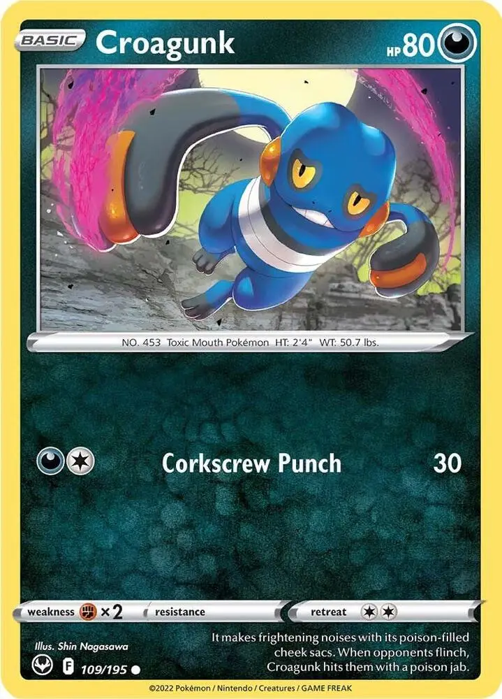 Croagunk, Silver Tempest 109/195
