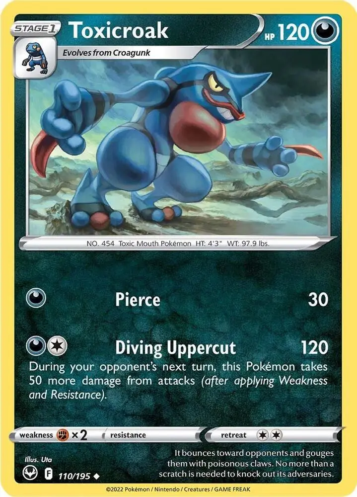 Toxicroak, Silver Tempest 110/195