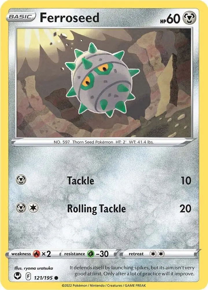 Ferroseed, Silver Tempest 121/195