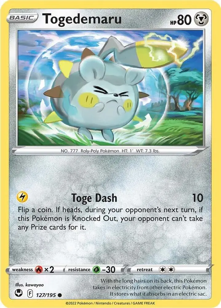 Togedemaru, Silver Tempest 127/195