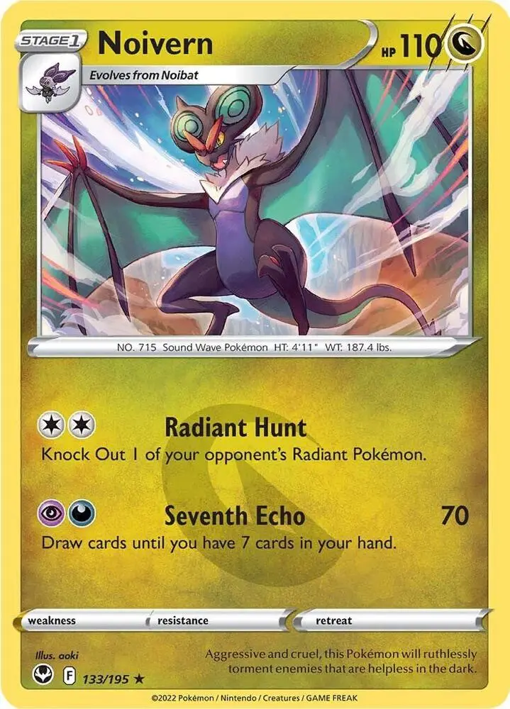 Noivern, Silver Tempest 133/195