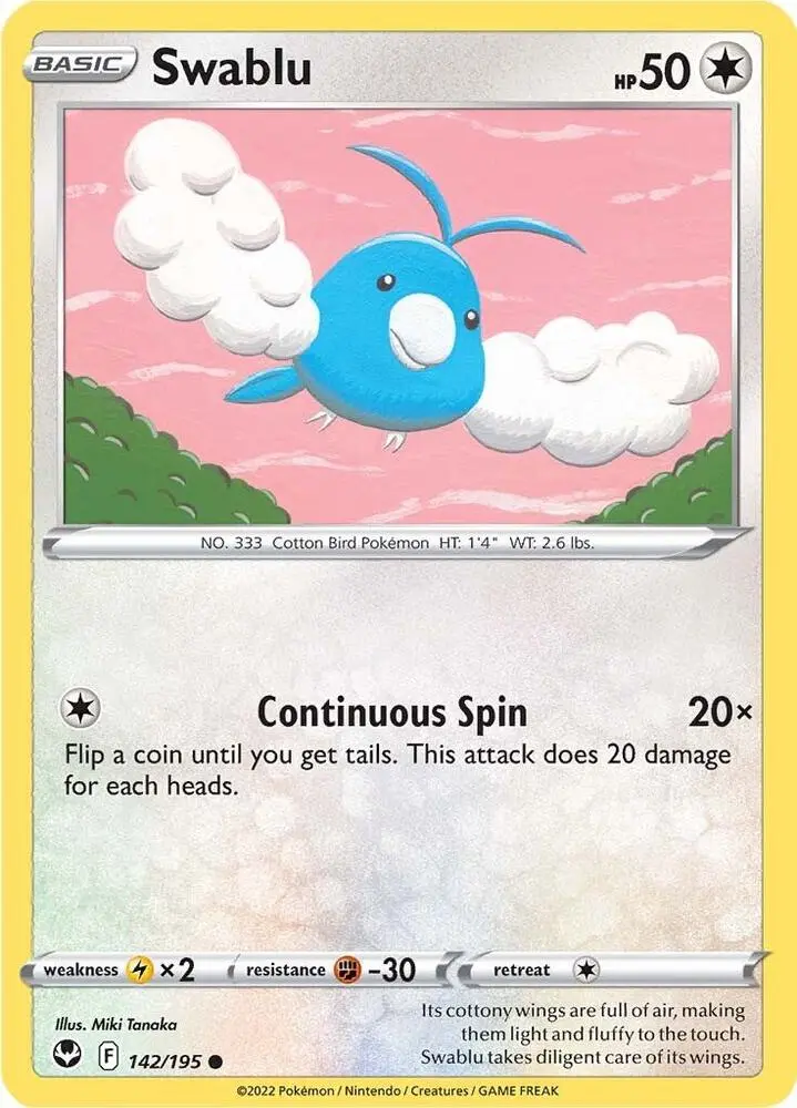 Swablu, Silver Tempest 142/195
