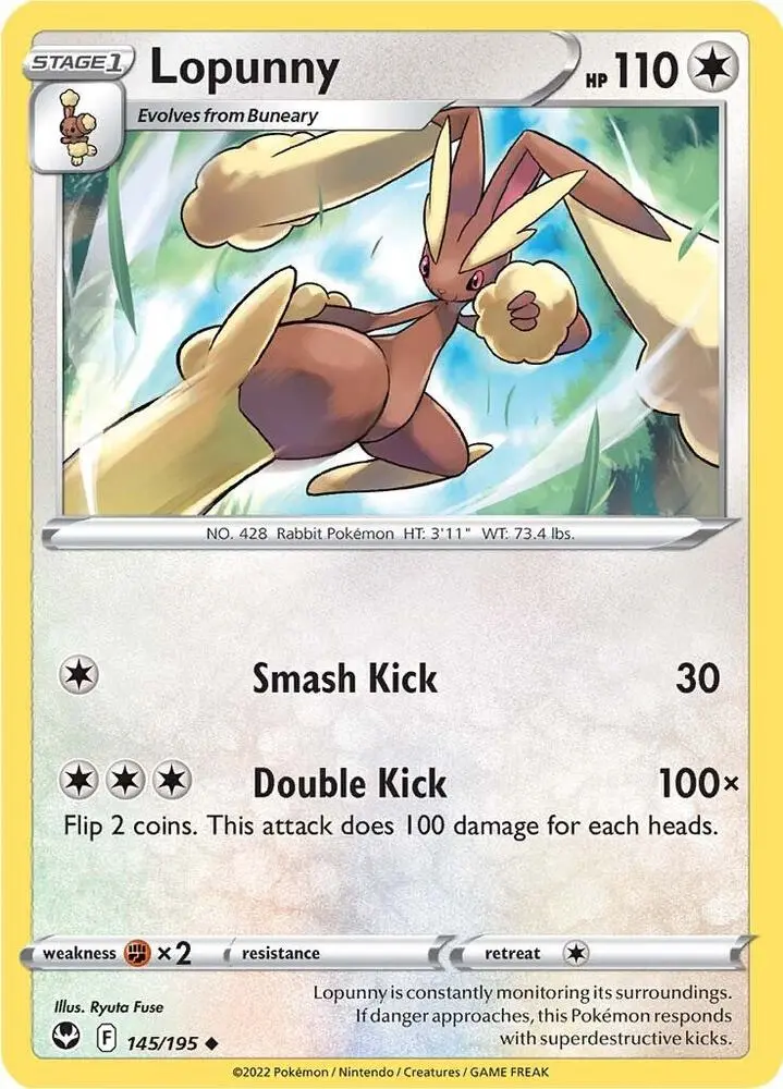 Lopunny, Silver Tempest 145/195