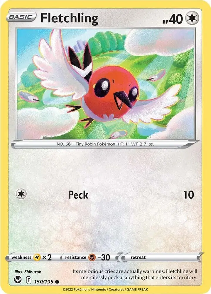 Fletchling, Silver Tempest 150/195