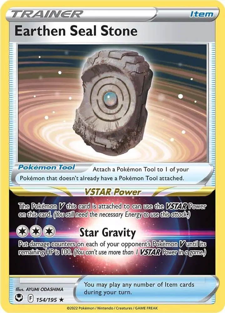 Earthen Seal Stone, Silver Tempest 154/195