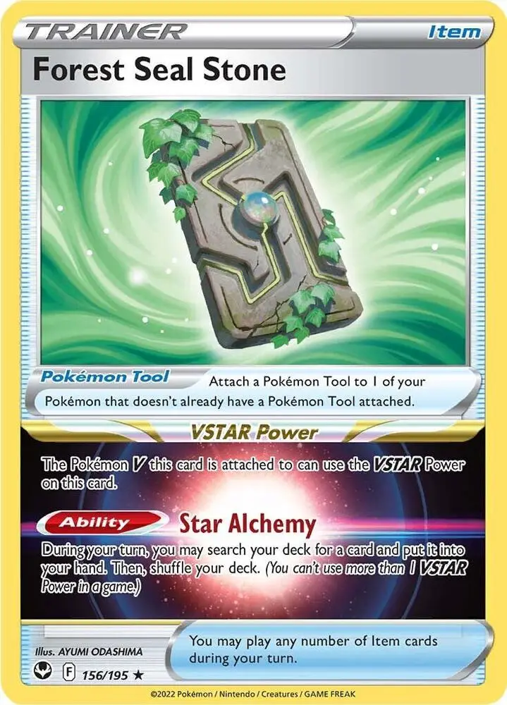 Forest Seal Stone, Silver Tempest 156/195