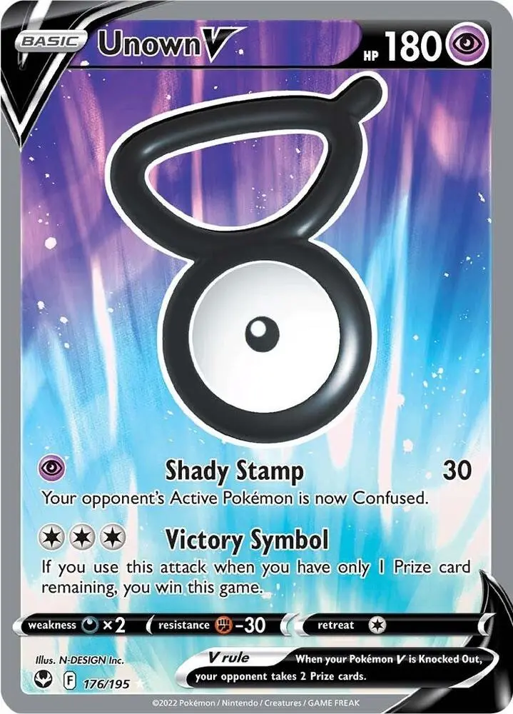 Unown V, Silver Tempest 176/195