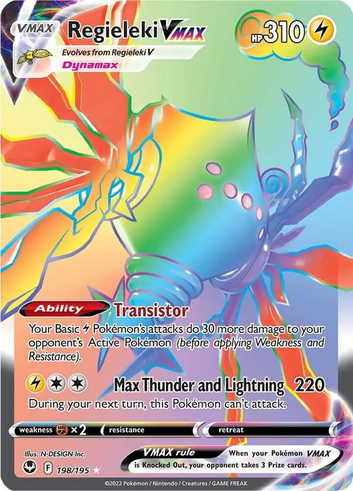 Regieleki VMAX, Silver Tempest 198/195
