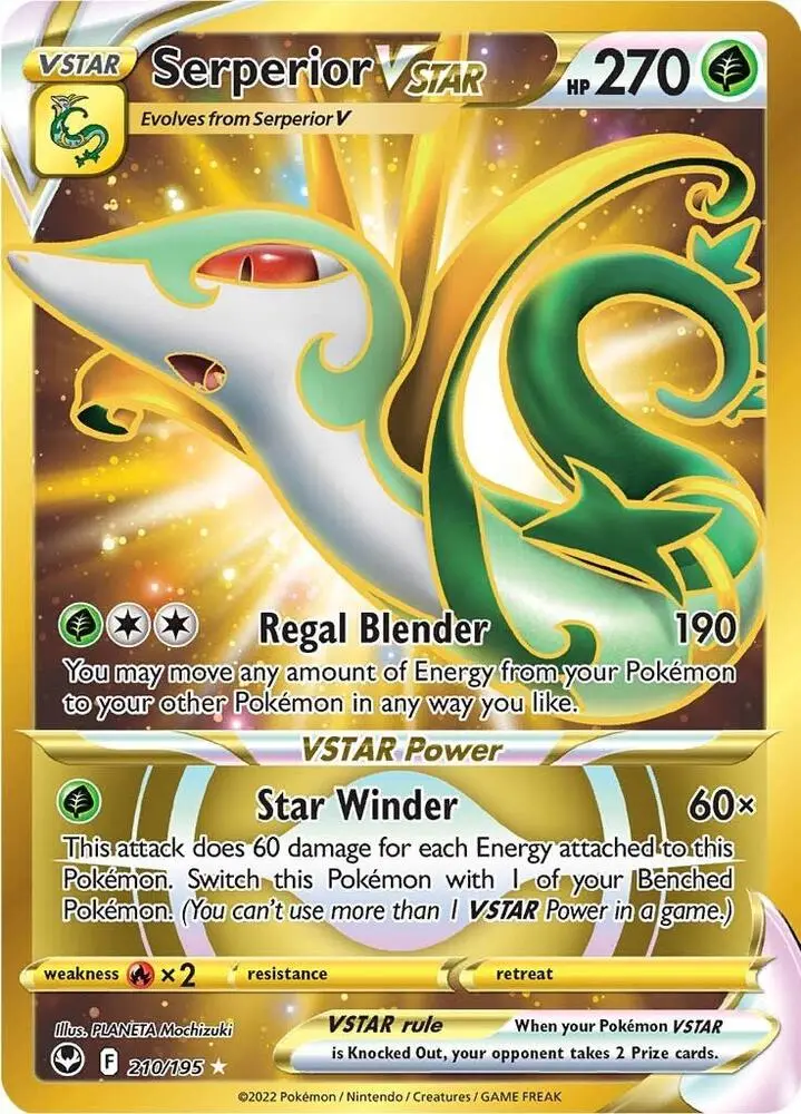 Serperior VSTAR, Silver Tempest 210/195