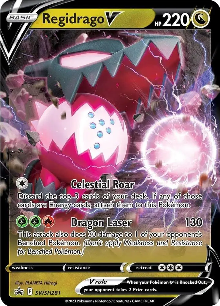 Regidrago V, SWSH Black Star Promos SWSH281/307