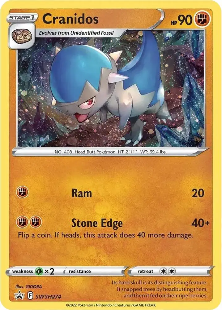 Cranidos, SWSH Black Star Promos SWSH274/307