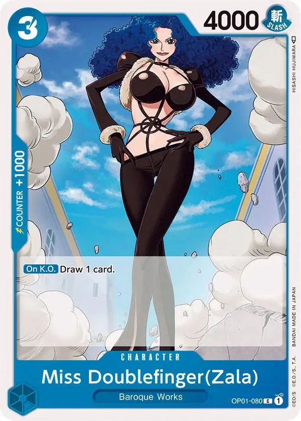 Miss Doublefinger (Zala), Romance Dawn OP01-080