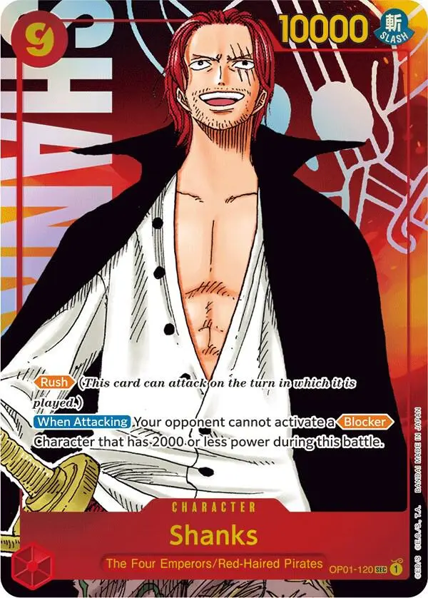 Shanks (Alt Art), Romance Dawn OP01-120