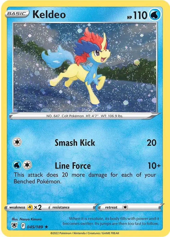Keldeo, Miscellaneous Cards & Products 045/189