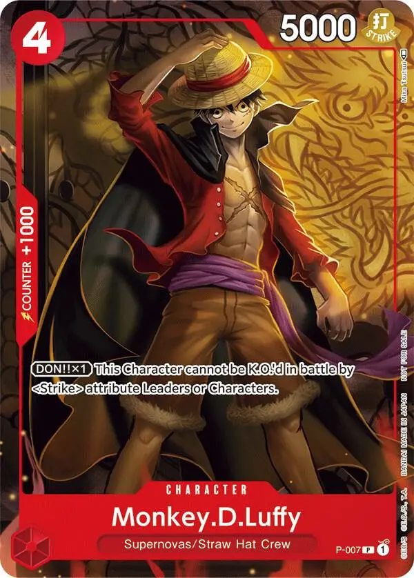 Monkey.D.Luffy (Tournament Pack Vol. 1), One Piece Promotion Cards P-007