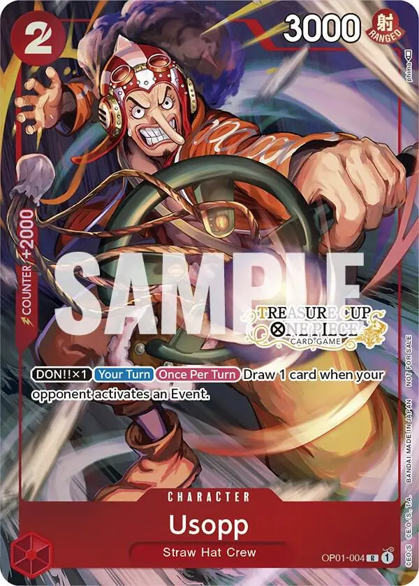 Usopp (Treasure Cup), One Piece Promotion Cards OP01-004
