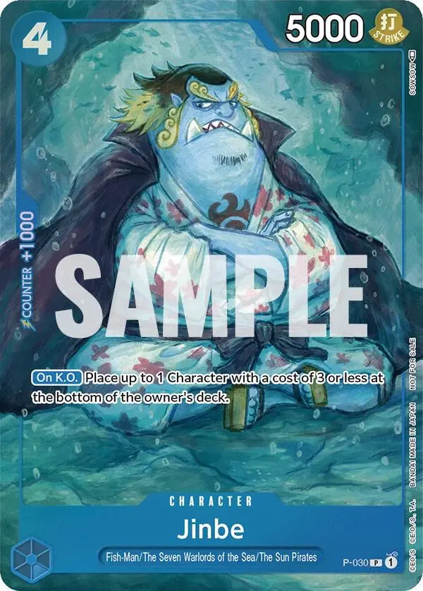 Jinbe (Event Pack Vol. 1), One Piece Promotion Cards P-030