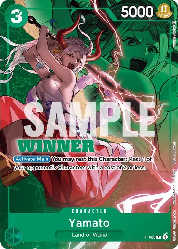 Yamato (Winner Pack Vol. 1), One Piece Promotion Cards P-008