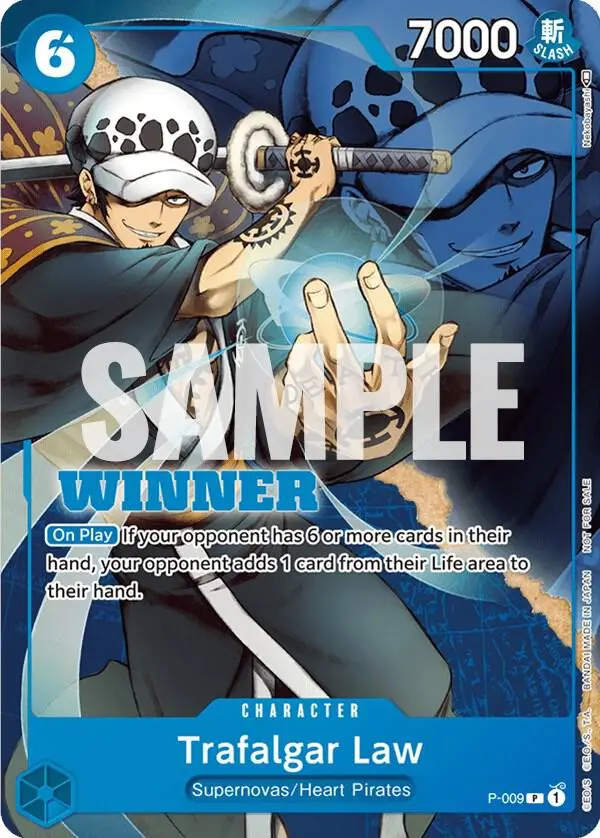 Trafalgar Law (Winner Pack Vol. 1), One Piece Promotion Cards P-009