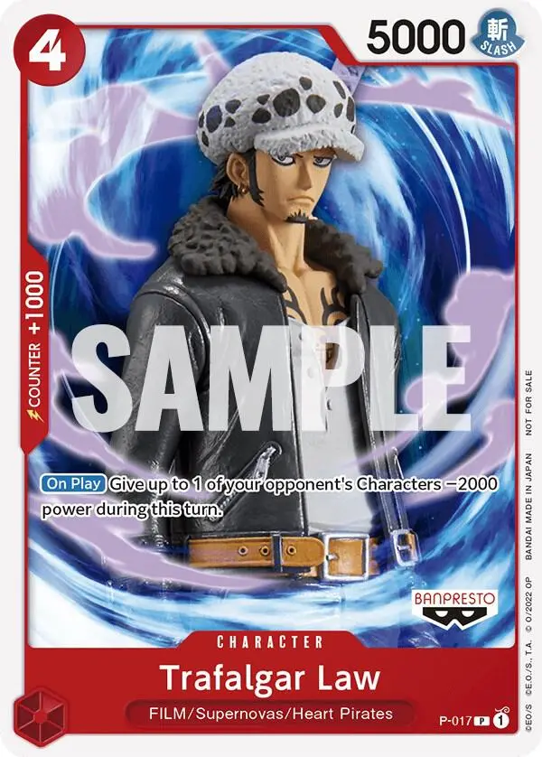 Trafalgar Law (One Piece Film Red), One Piece Promotion Cards P-017