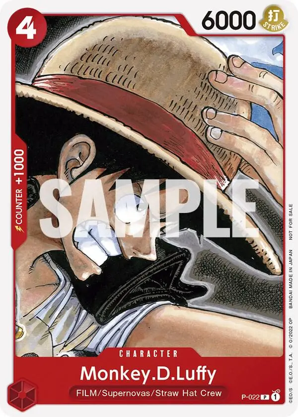 Monkey.D.Luffy (One Piece Film Red), One Piece Promotion Cards P-022