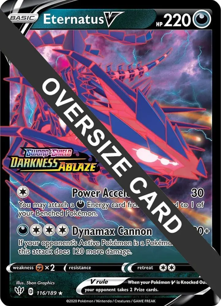 Eternatus V, Jumbo cards 116/189