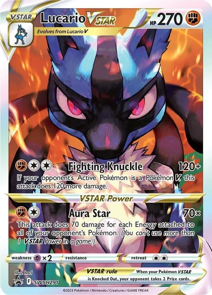 Lucario VSTAR, SWSH Black Star Promos SWSH291/307