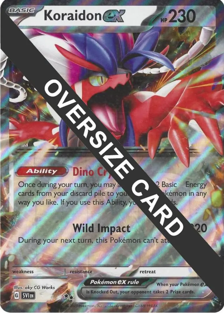 Koraidon ex, Jumbo cards 125/198