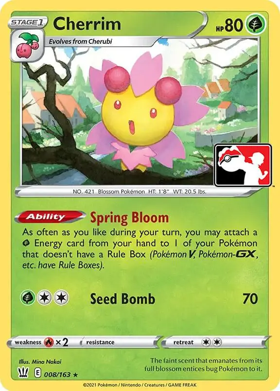 Cherrim, Prize Pack Series Cards 008/163