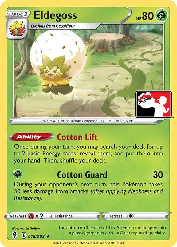 Eldegoss, Prize Pack Series Cards 016/203