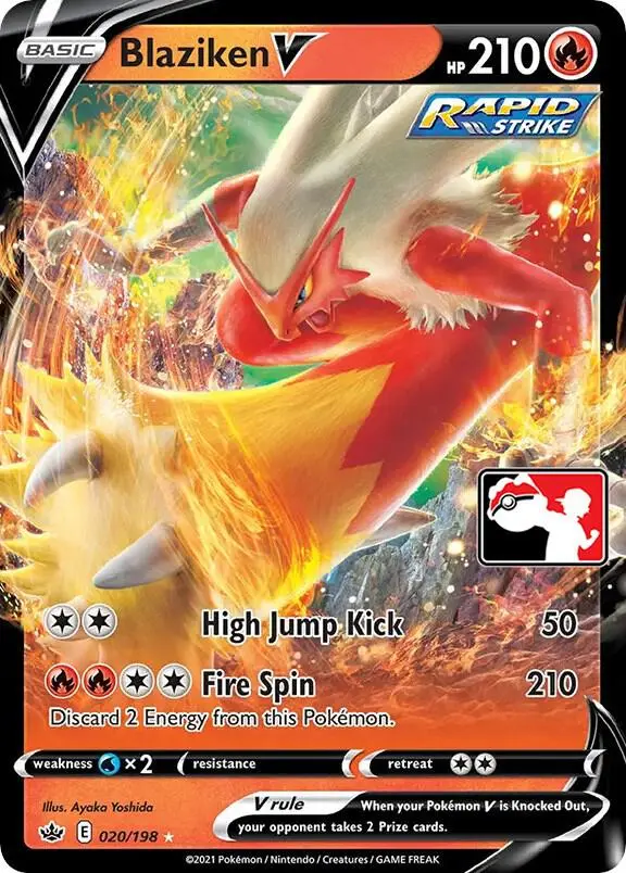 Blaziken V, Prize Pack Series Cards 020/198