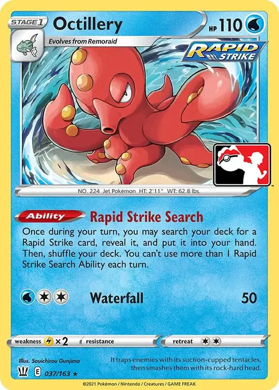 Octillery, Prize Pack Series Cards 037/163