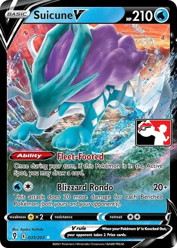 Suicune V, Prize Pack Series Cards 031/203