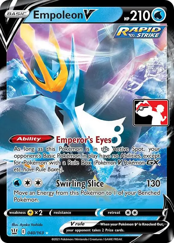 Empoleon V, Prize Pack Series Cards 040/163