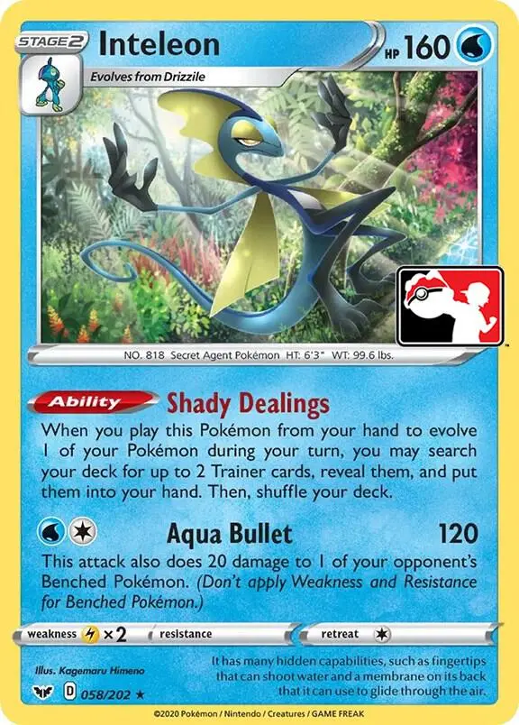 Inteleon, Prize Pack Series Cards 058/202