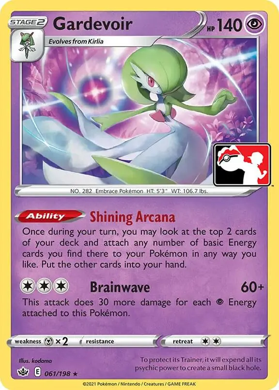 Gardevoir, Prize Pack Series Cards 061/198