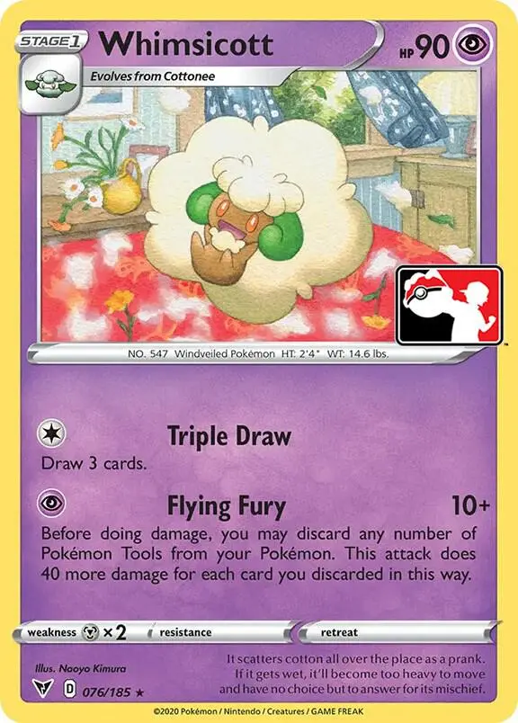 Whimsicott, Prize Pack Series Cards 076/185