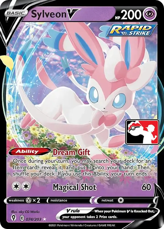 Sylveon V, Prize Pack Series Cards 074/203