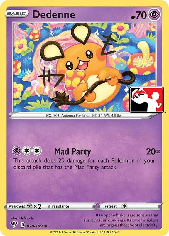 Dedenne, Prize Pack Series Cards 078/189