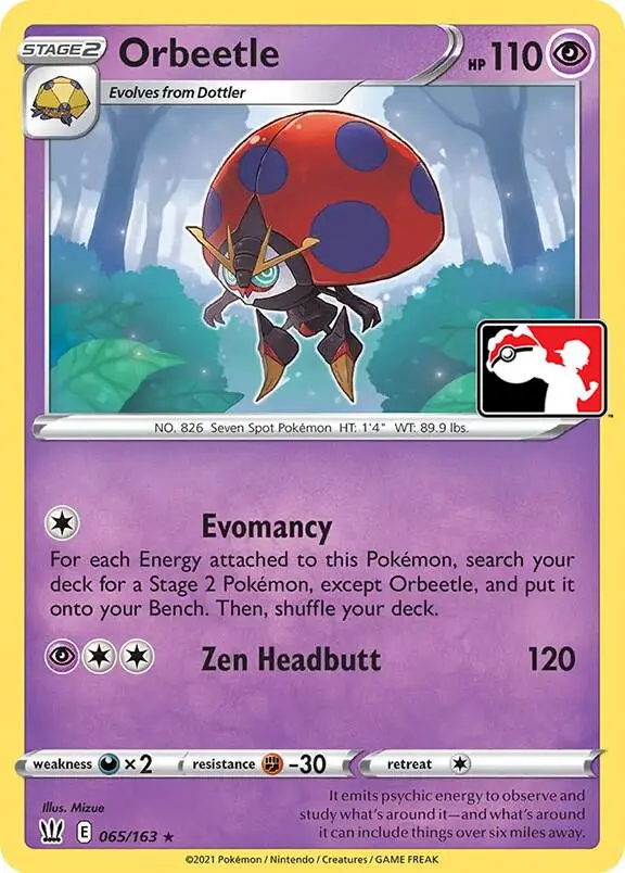 Orbeetle, Prize Pack Series Cards 065/163
