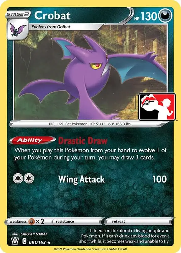 Crobat, Prize Pack Series Cards 091/163