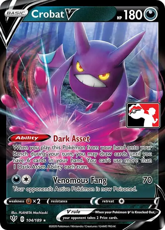 Crobat V, Prize Pack Series Cards 104/189
