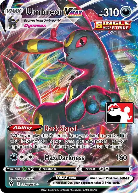 Umbreon VMAX, Prize Pack Series Cards 095/203