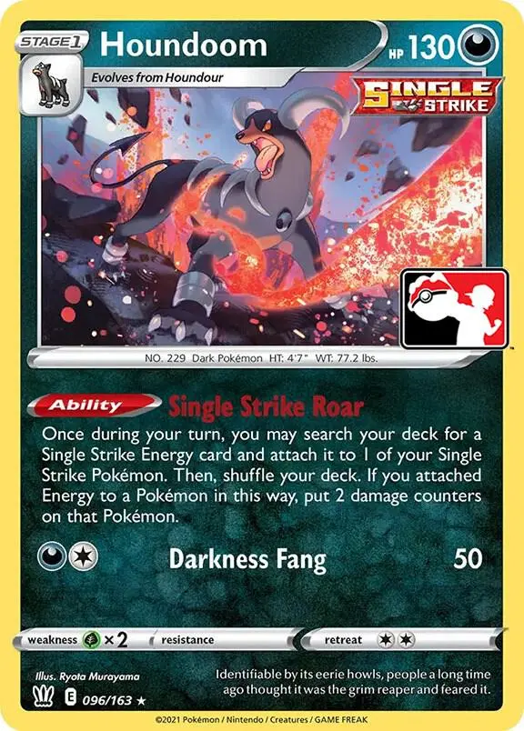 Houndoom, Prize Pack Series Cards 096/163