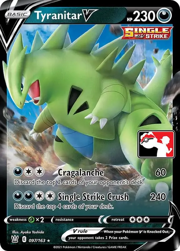 Tyranitar V, Prize Pack Series Cards 097/163